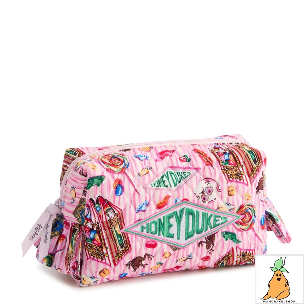 Vera Bradley Harry Potter Honeydukes Cosmetic Bag - Medium Pouch Chocolate Frog